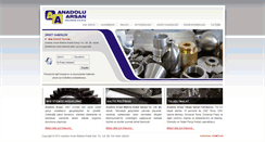 Desktop Screenshot of anadoluarsan.com