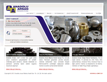 Tablet Screenshot of anadoluarsan.com